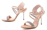 Thumbnail for your product : Pedro Garcia Monique Crystal Sandals