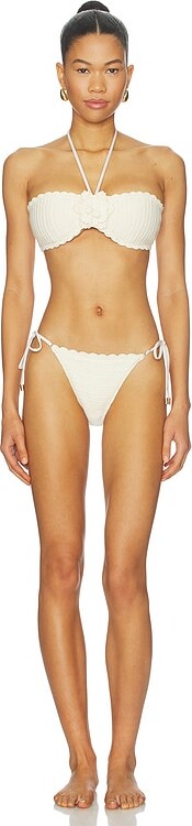 Zimmermann Awaken Crochet Flower Bikini Set