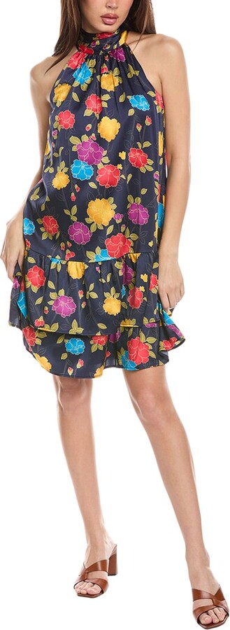 Flora Bea NYC Moonie Silk Mini Dress