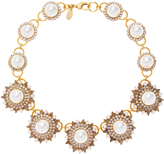 Thumbnail for your product : Elizabeth Cole Swarovski Crystal & Faux Pearl Station Necklace