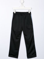 Thumbnail for your product : MSGM Kids stripe detail trousers