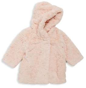 Billieblush Baby's & Toddler's Faux Fur Printed Coat