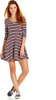 Thumbnail for your product : Keds Juniors Dress, Three-Quarter-Sleeve Striped Skater