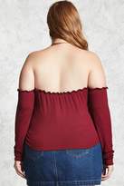Thumbnail for your product : Forever 21 Plus Size Off-the-Shoulder Top
