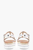 Thumbnail for your product : boohoo Diamante T Bar Cleated Sandals