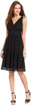 Thumbnail for your product : Style&Co. Petite Eyelet-Lace A-Line Dress