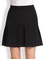 Thumbnail for your product : Rebecca Taylor Pleated Stretch Knit Skirt