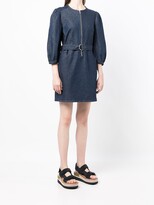 Thumbnail for your product : Baum und Pferdgarten Collarless Denim Mini Dress