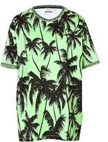 Thumbnail for your product : Fausto Puglisi Cotton Palm Print T-Shirt Gr. IT 42