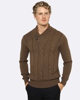 Thumbnail for your product : Oxford Felix Shawl Collar Pullover
