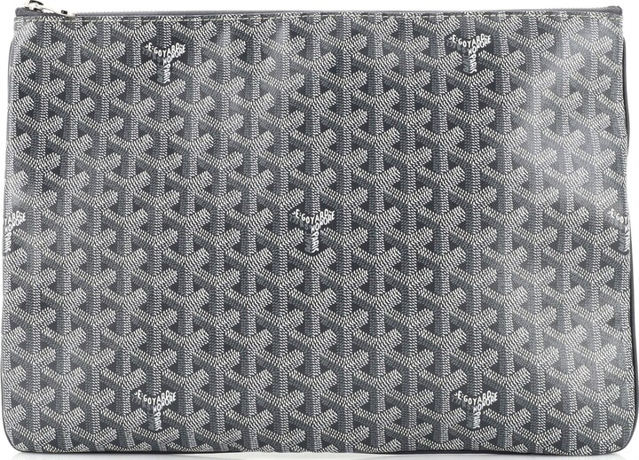 Goyard Sénat leather clutch bag - ShopStyle