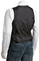 Thumbnail for your product : Rock & Republic striped faux-leather trim vest - men