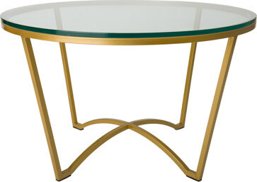 Everly Quinn Cross Legs Coffee Table