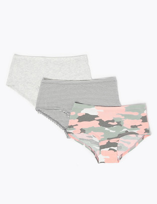Marks and Spencer 7 Pack Camouflage Print Shorts (2-16 Yrs)
