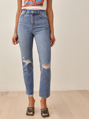 Pamela Ultra High Rise Straight Leg Jeans - Sustainable Denim