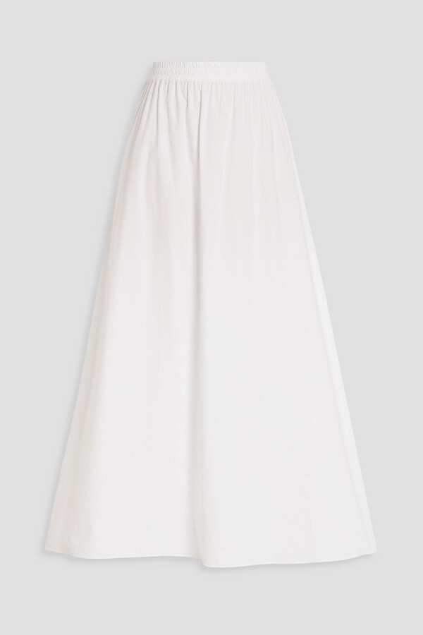 Matteau Cotton-poplin midi skirt