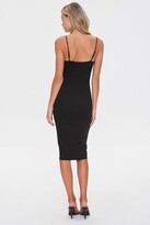 Thumbnail for your product : Forever 21 Women's Ribbed Knit Bodycon Dress in Black Large
