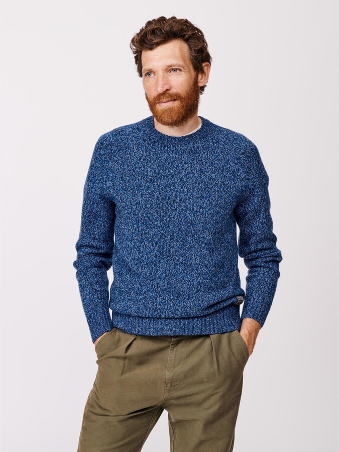 Aubin Men's Riply Twist Crew Neck Sweater