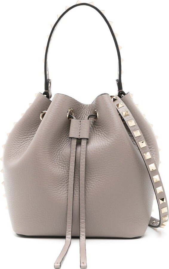 Vring leather handbag Valentino Garavani Grey in Leather - 33033590