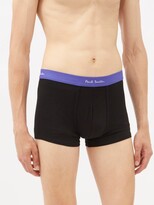Thumbnail for your product : Paul Smith Pack Of Three Logo-jacquard Jersey Boxer Briefs - Black Multi