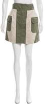 Thumbnail for your product : Marissa Webb Colorblock Mini Skirt