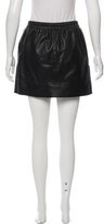Thumbnail for your product : Vanessa Bruno Leather Mini Skirt