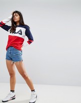 Thumbnail for your product : Fila Oversized Rugby T-Shirt With Contrasts And Chest Logo