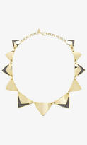 Thumbnail for your product : Express Glitter Inset Graduated Triangle Necklace