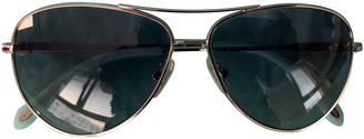 Tiffany & Co. Gold Metal Sunglasses