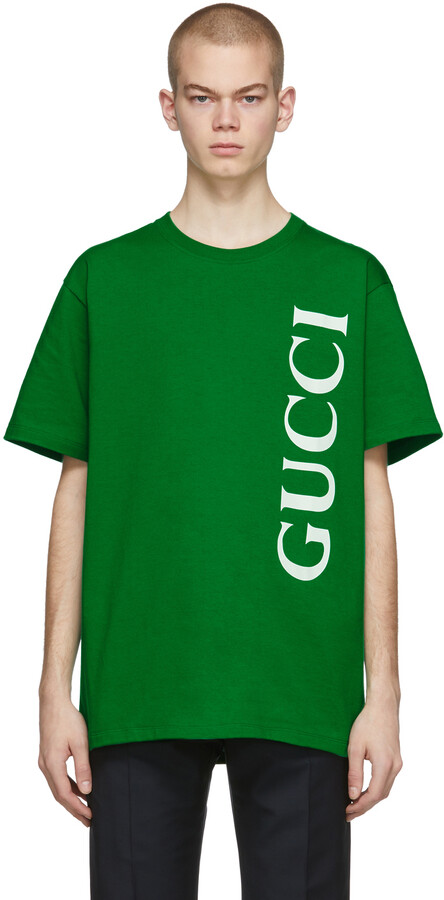 Gucci Green Oversized T-Shirt - ShopStyle