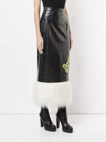 Thumbnail for your product : G.V.G.V. faux leather midi skirt