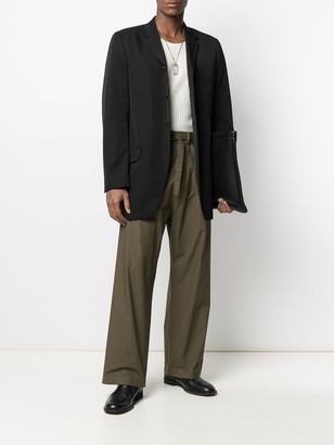 Yohji Yamamoto Pre-Owned 2000s Loose-Fit Belted Trousers