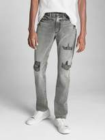 Thumbnail for your product : Gap Special Edition Distressed Jeans in Slim Fit with GapFlex