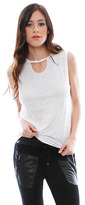 Thumbnail for your product : LnA Mosshart Sleeveless Tee in White