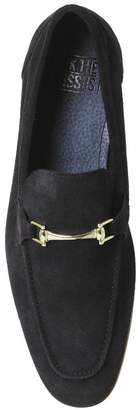 Ask the Missus Eugenie Snaffle Loafers Navy Suede