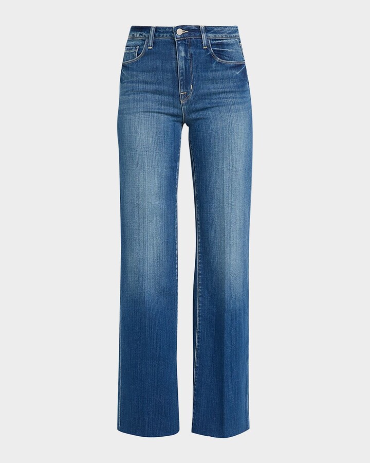 L'Agence Scottie High Rise Wide-Leg Jeans