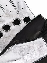 Thumbnail for your product : Manokhi Metallic-Effect Gloves