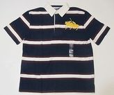 Thumbnail for your product : Ralph Lauren New with tag NWT Kids Boys N Blue White SS Polo Shirt 5 6 Big Pony