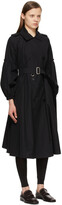 Thumbnail for your product : Max Mara Black Poplin Empoli Trench Coat