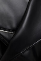 Thumbnail for your product : Maison Margiela Double-breasted Belted Faux Leather Jacket