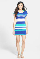 Thumbnail for your product : LAmade Back Cutout Stripe Minidress