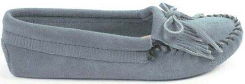 Minnetonka Women's Kilty Softsole Casual Slippers Regular 5 Storm Blue