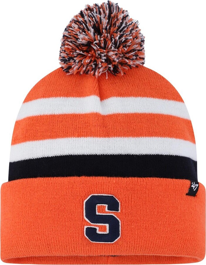 47 Men's Orange Syracuse Orange State Line Cuffed Knit Hat with Pom -  ShopStyle