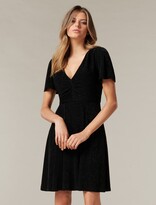 Thumbnail for your product : Ever New Rylie Short-Sleeve Glitter Dress