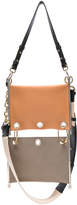 Thumbnail for your product : Chloé Small Roy Calfskin & Suede Double Clutch