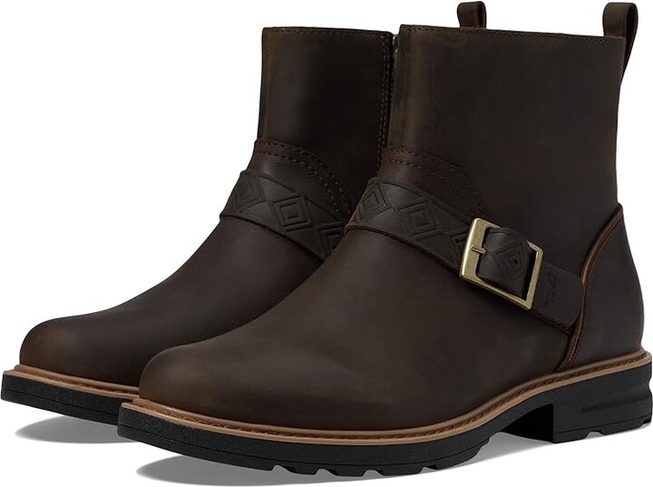 Teva ROWENA BUCKLE Women's Shoes Bison : 6.5 B - Medium, Leather