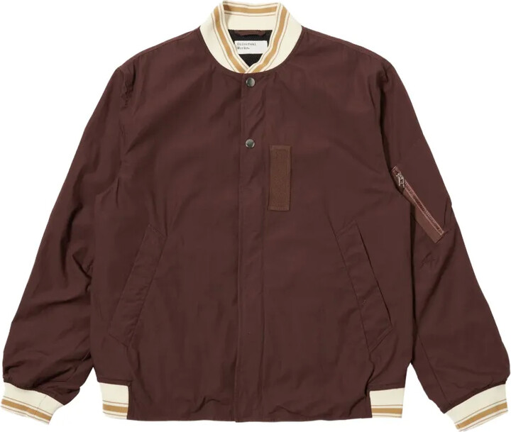 Universal Works NS striped-trim bomber jacket