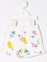 Thumbnail for your product : Stella McCartney Kids Popsicle-Motif Cotton Shorts