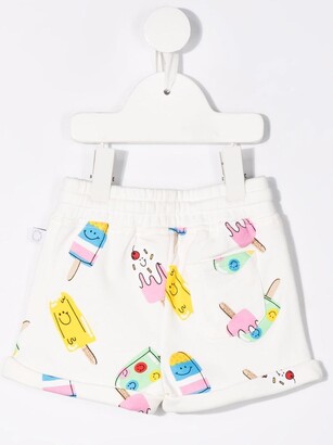 Stella McCartney Kids Popsicle-Motif Cotton Shorts