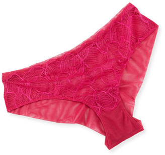 La Perla Iris Lace-Front Briefs, Pink
